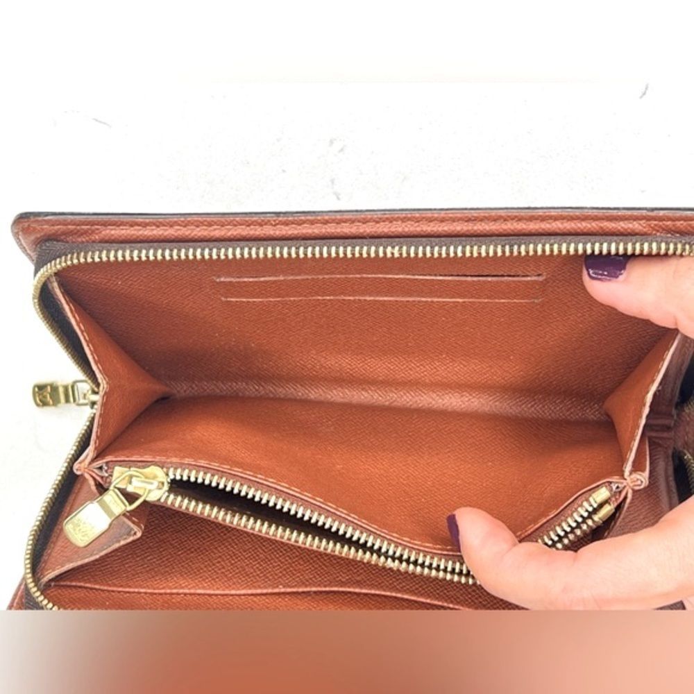 Louis Vuitton Brown Monogram Zip-Around Wallet - Picture 10 of 13